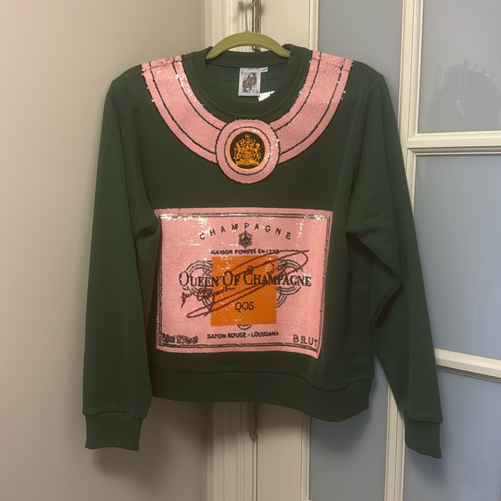 Brand new Queen of Sparkle sweater size small